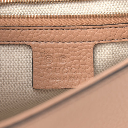 Gucci Pebbled Calfskin Medium Soho Flap Crossbody Camelia 6 of 10