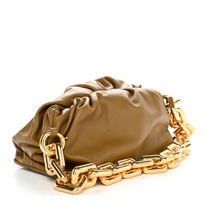 Bottega Veneta Calfskin The Pouch Chain Teak 3 of 10