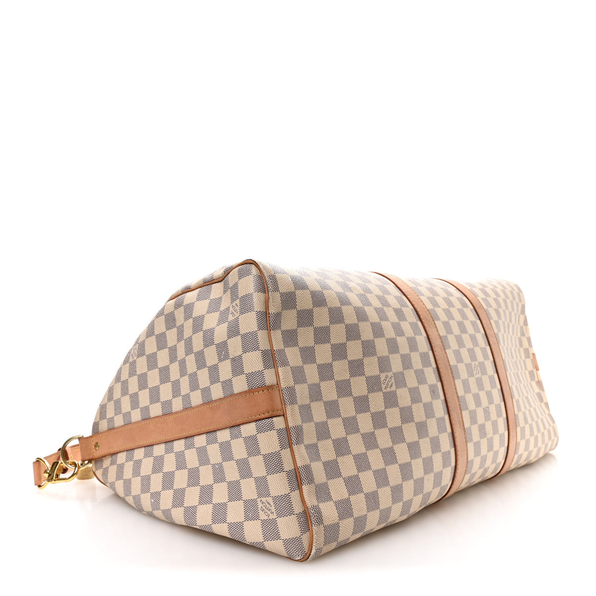 Louis Vuitton Damier Azur Keepall Bandouliere 55 3 of 11
