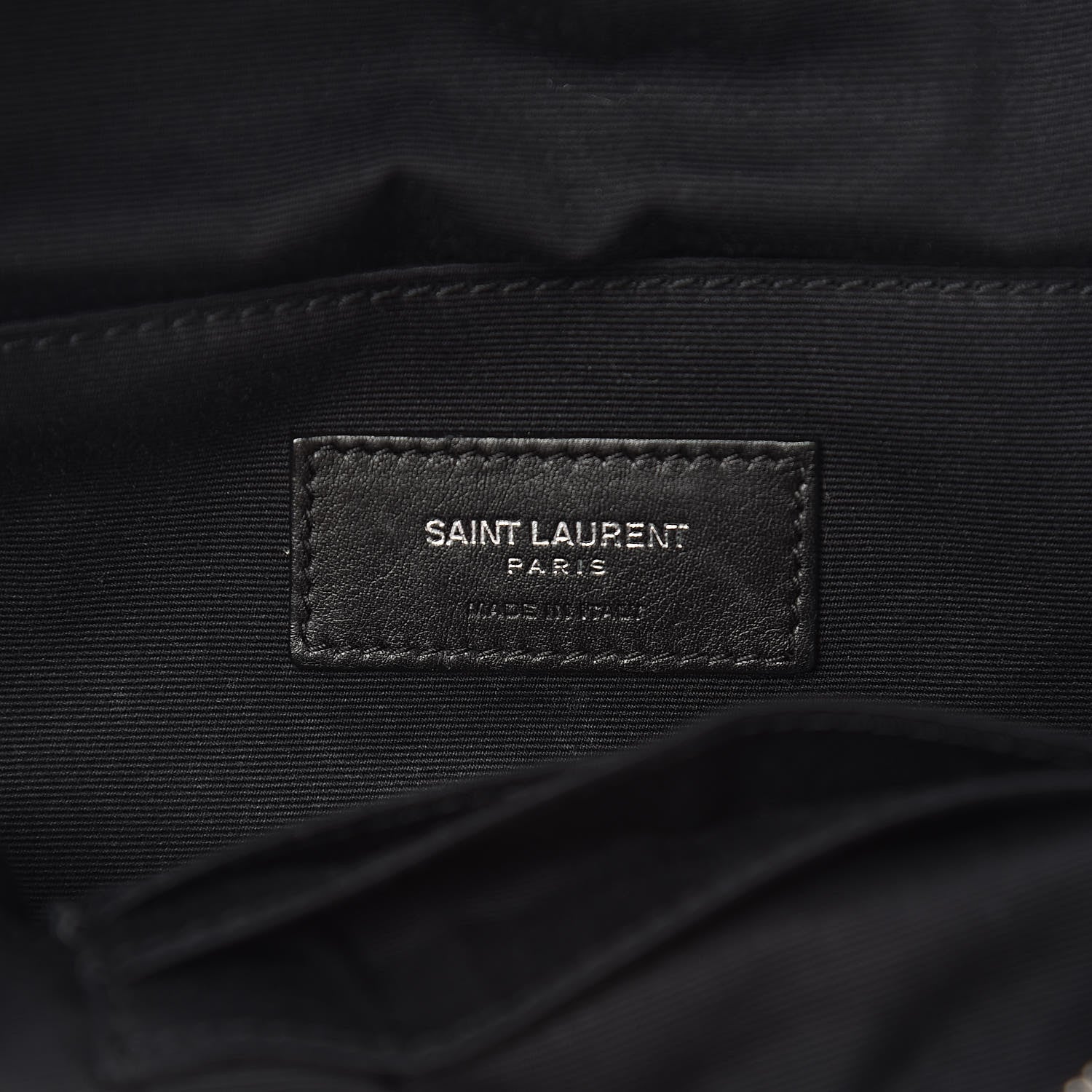 Saint Laurent Calfskin Belt Bag Black 6 of 9