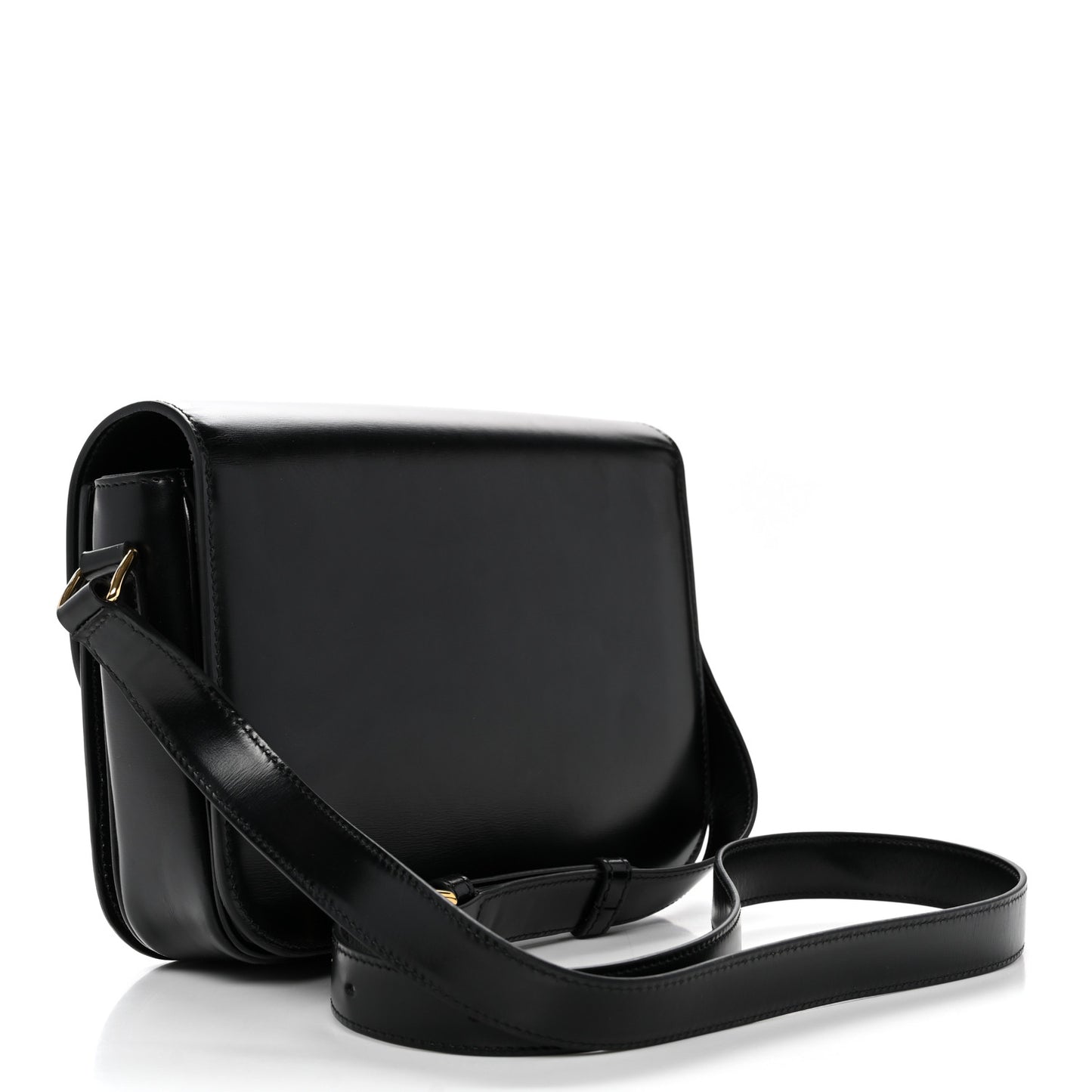 Shiny Calfskin Medium Triomphe Black