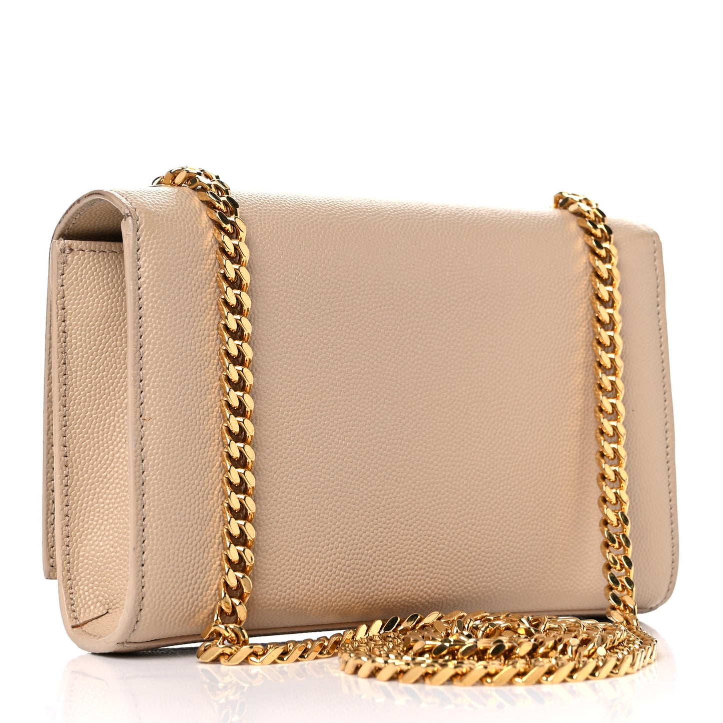 Grain De Poudre Small Monogram Kate Satchel Dark Beige