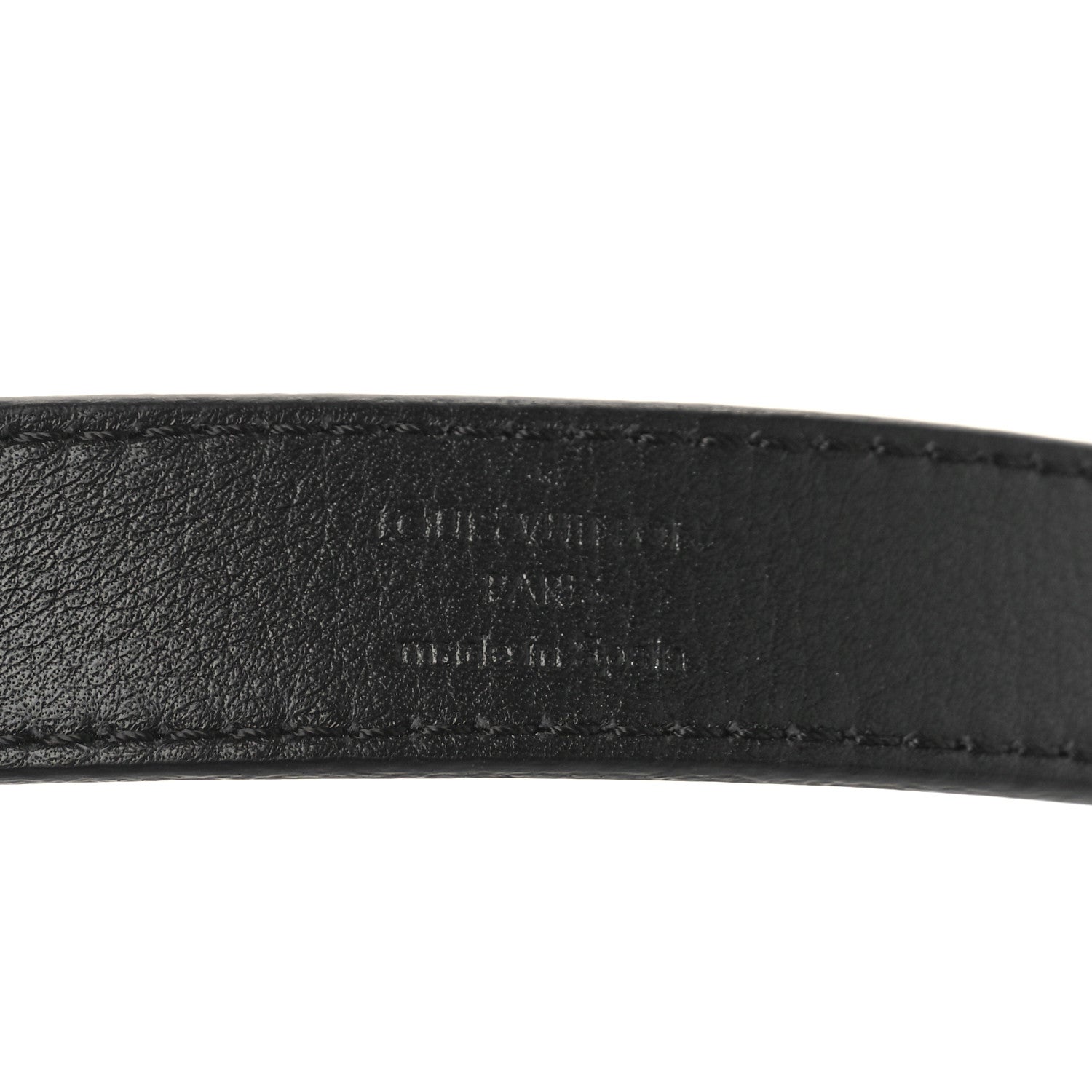 Louis Vuitton Calfskin Monogram 20mm Belt 85 34 Black 3 of 6