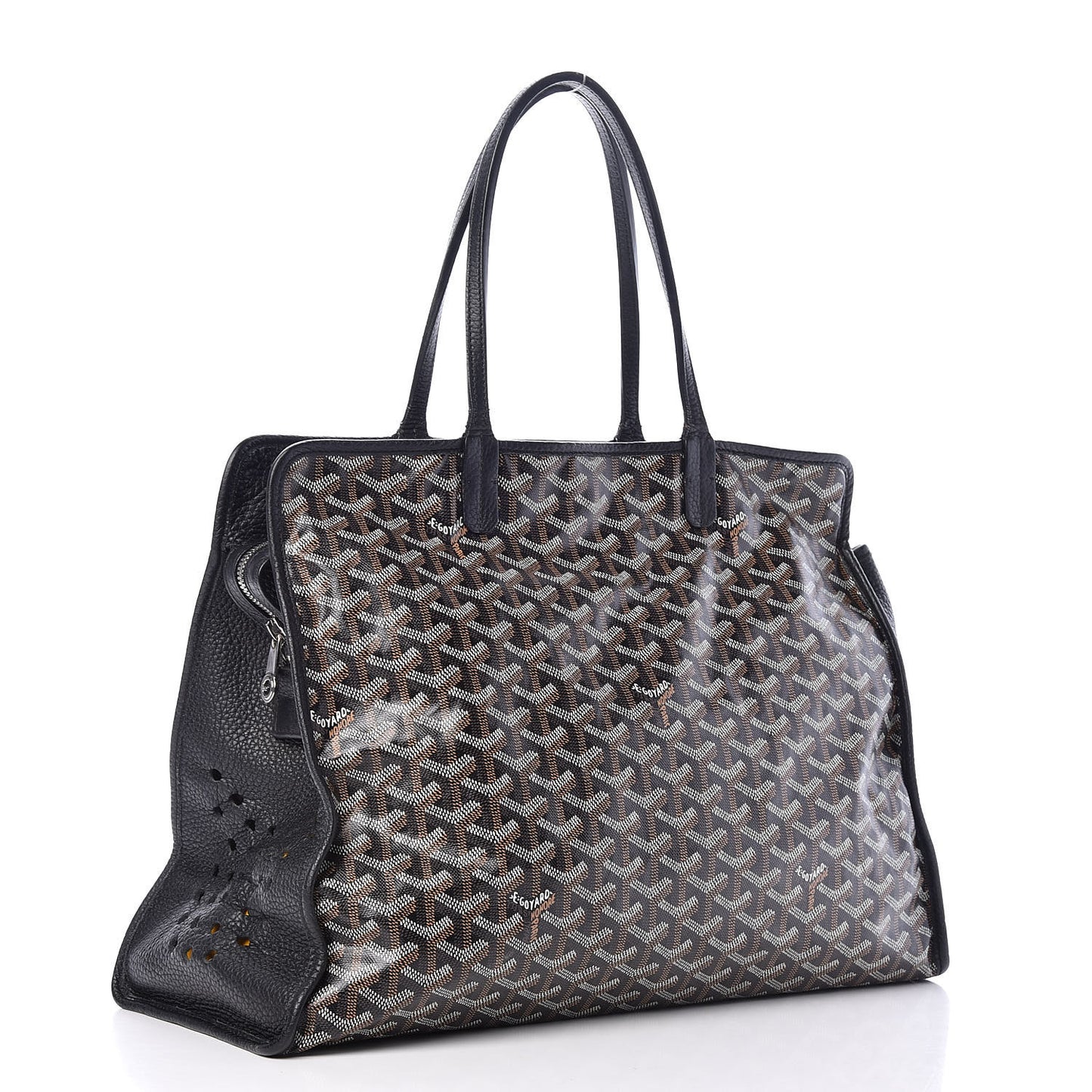 Goyardine Sac Hardy Pet Carrier PM Black