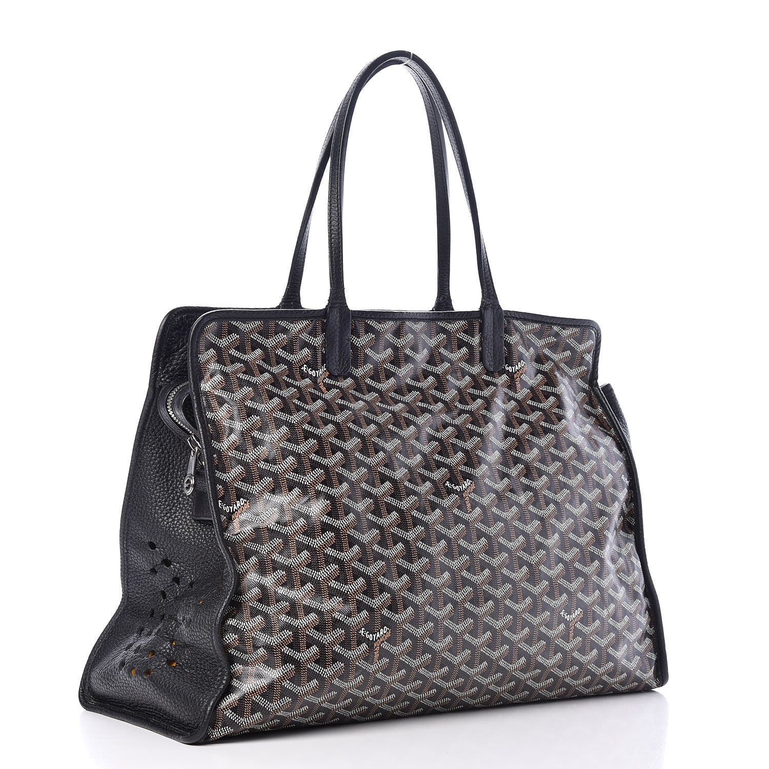 Goyard Goyardine Sac Hardy Pet Carrier PM Black 3 of 12
