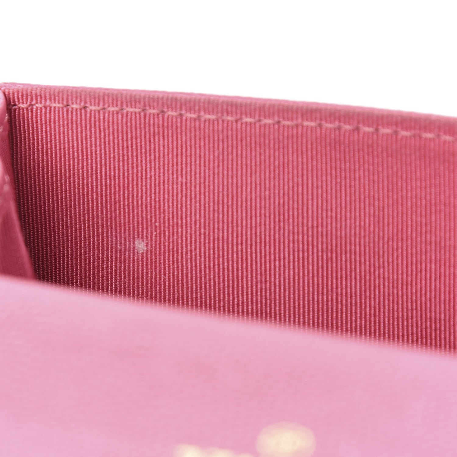 Chanel Iridescent Caviar Quilted Flap Card Holder Pink 8 of 10