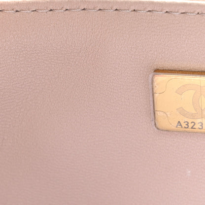 Chanel Lambskin Quilted Mini Rectangular Flap Beige 7 of 10
