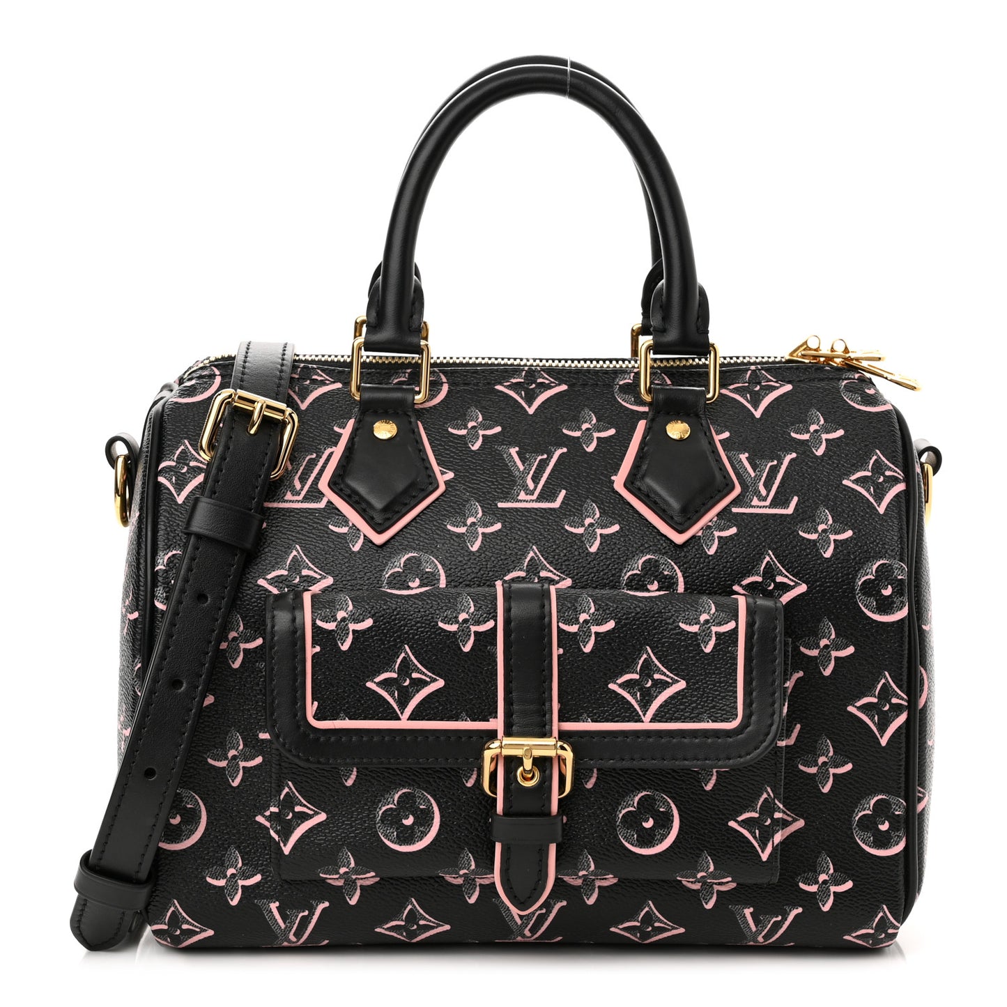 Monogram Fall for You Speedy Bandouliere 25 Black
