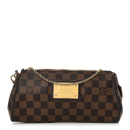 Louis Vuitton Damier Ebene Eva Clutch 1 of 15