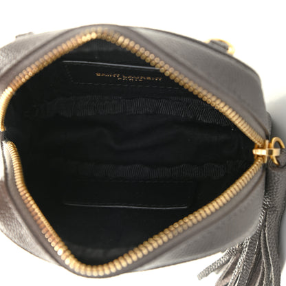 Saint Laurent Grain De Poudre Matelasse Monogram Baby Lou Camera Bag Fog 5 of 7