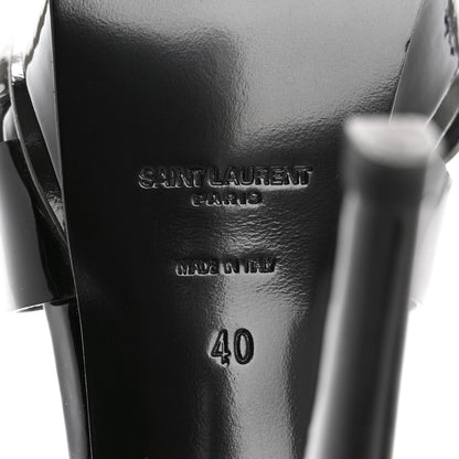 Saint Laurent Patent Tribute 105 Platform Sandals 40 Black 8 of 10