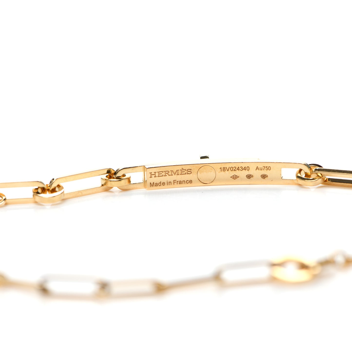 18K Yellow Gold Kelly Chaine Choker Necklace