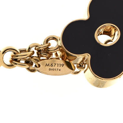 Louis Vuitton Metal Enamel Fleur De Monogram Bag Charm Dore 4 of 6