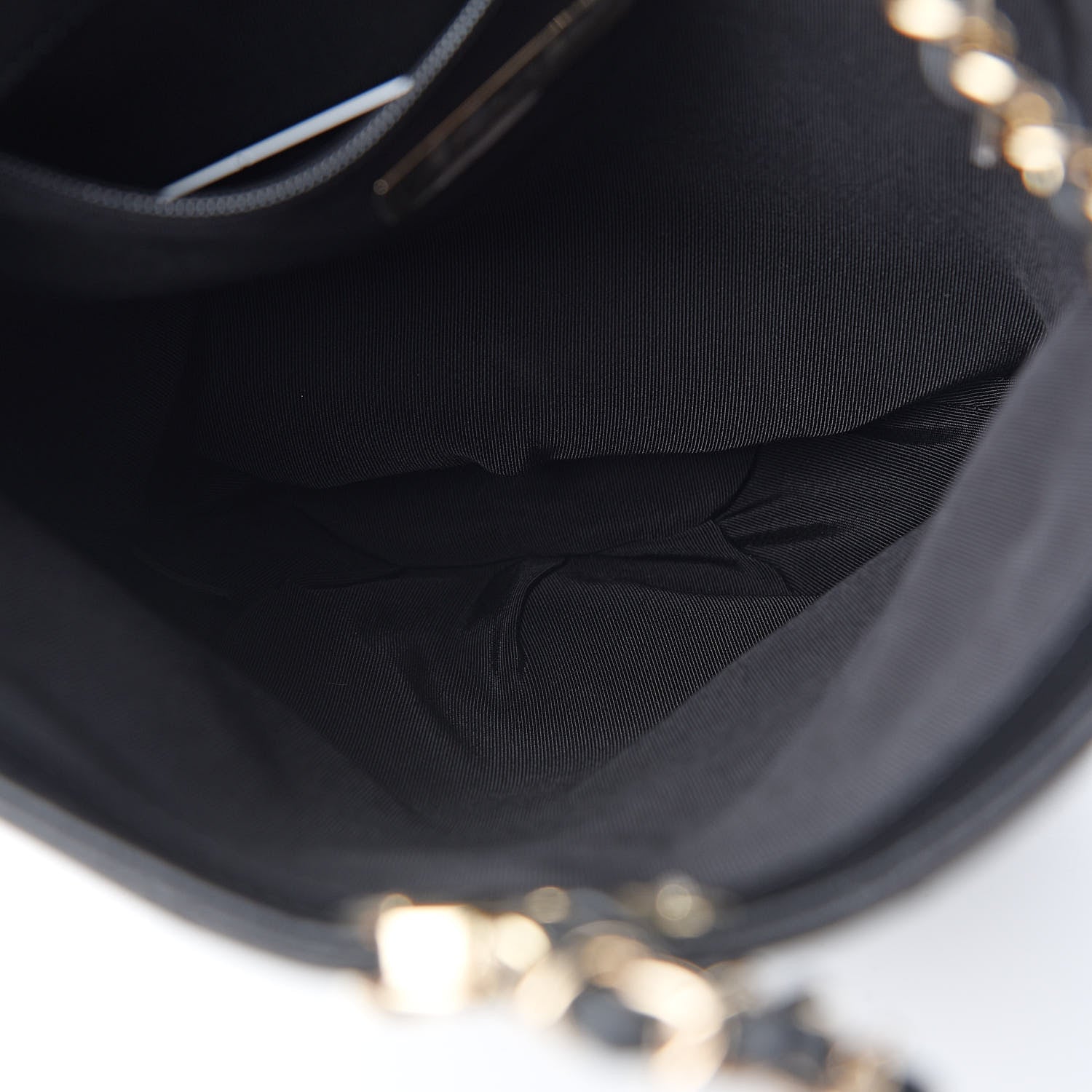 Chanel Lambskin Stitched CC Chain Backpack Black 5 of 9