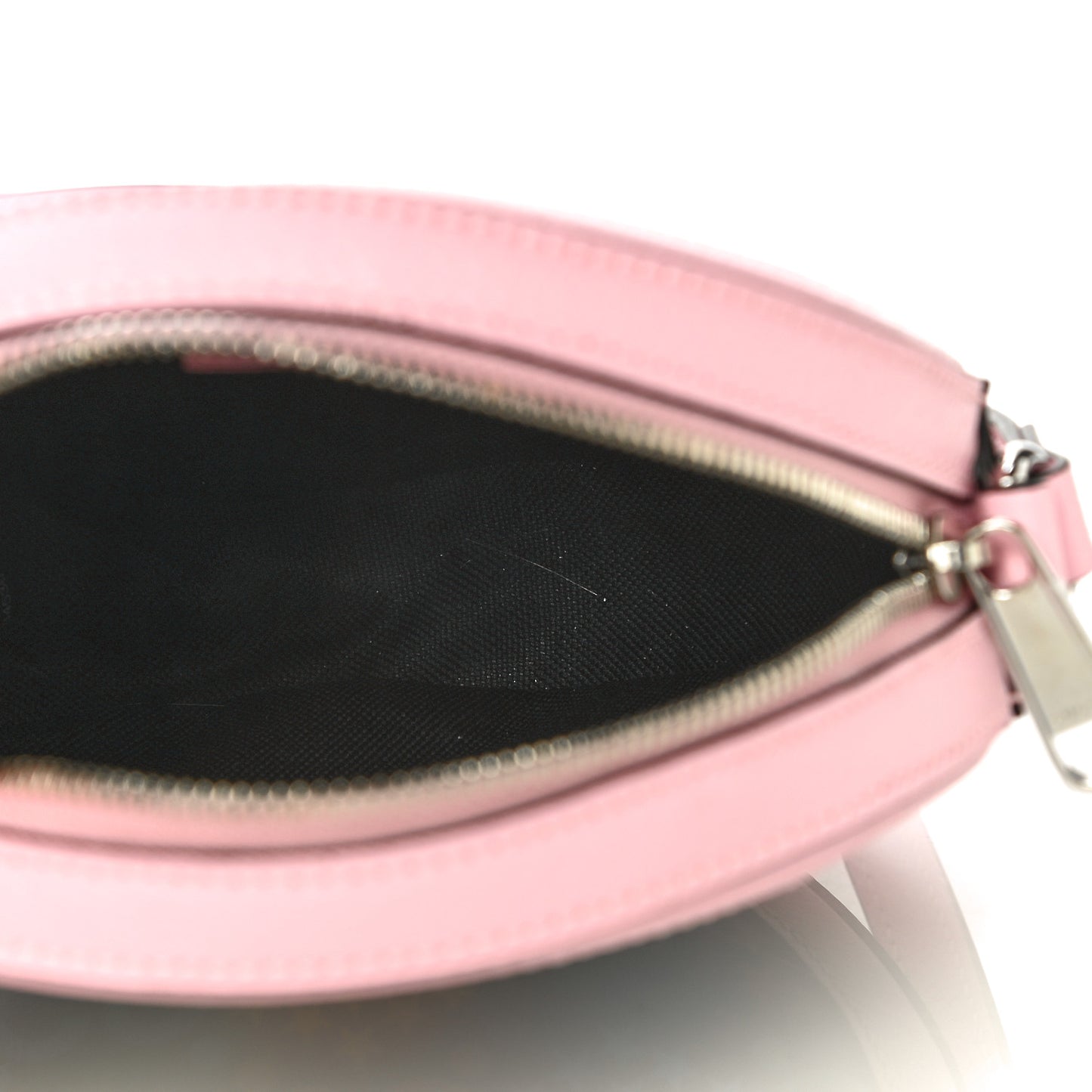 GG Supreme Monogram Psychedelic Round Shoulder Bag Black Multicolor Sugar Pink