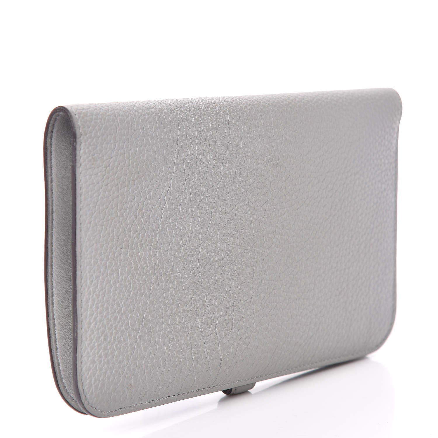Hermes Togo Dogon Duo Wallet Bleu Glacier 4 of 9