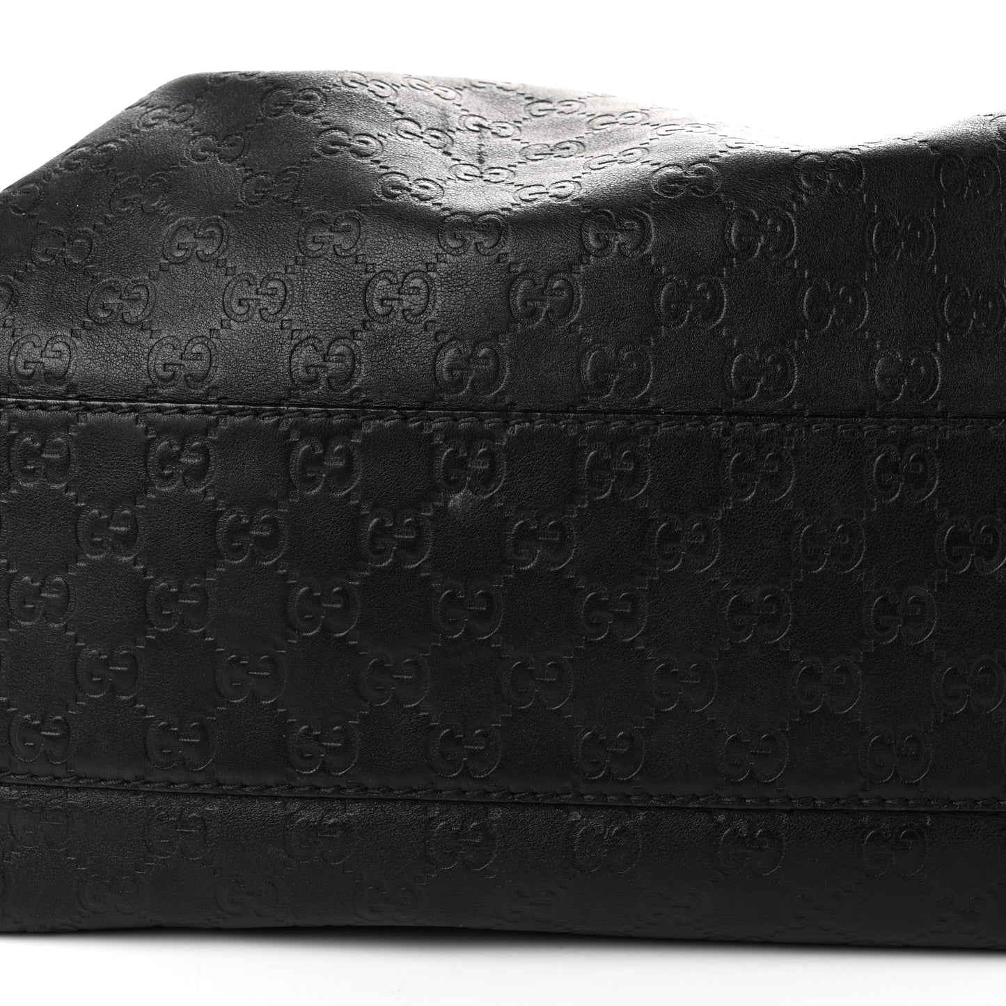 Guccissima Large Sukey Tote Black