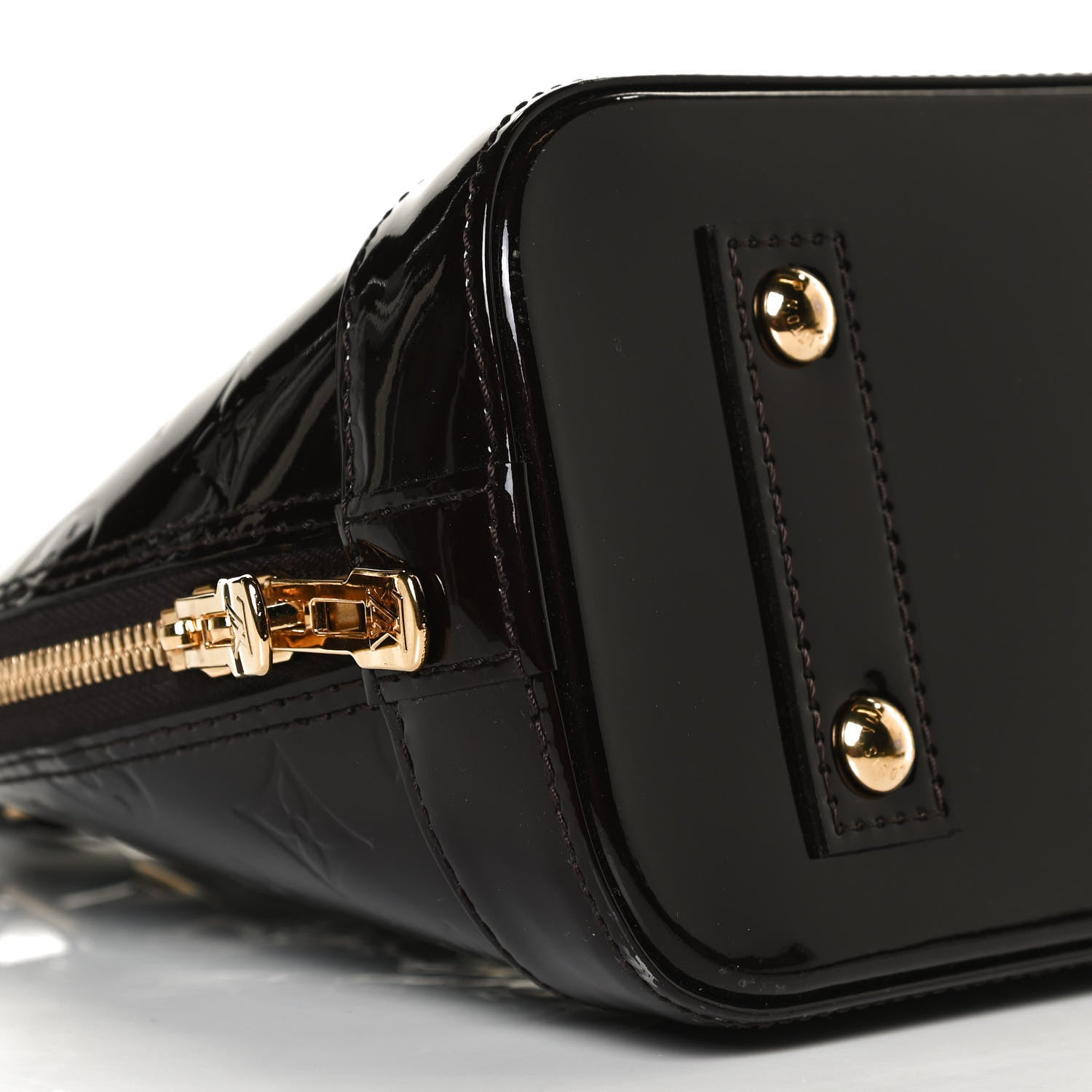 Louis Vuitton Vernis Alma BB Amarante 8 of 12