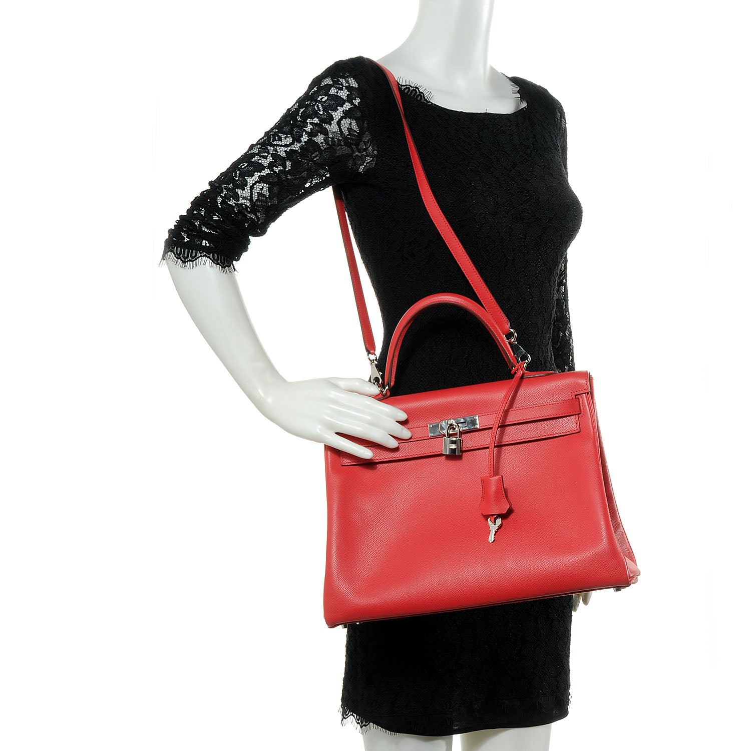 Hermes Epsom Kelly Retourne 35 Bougainvillea 2 of 12