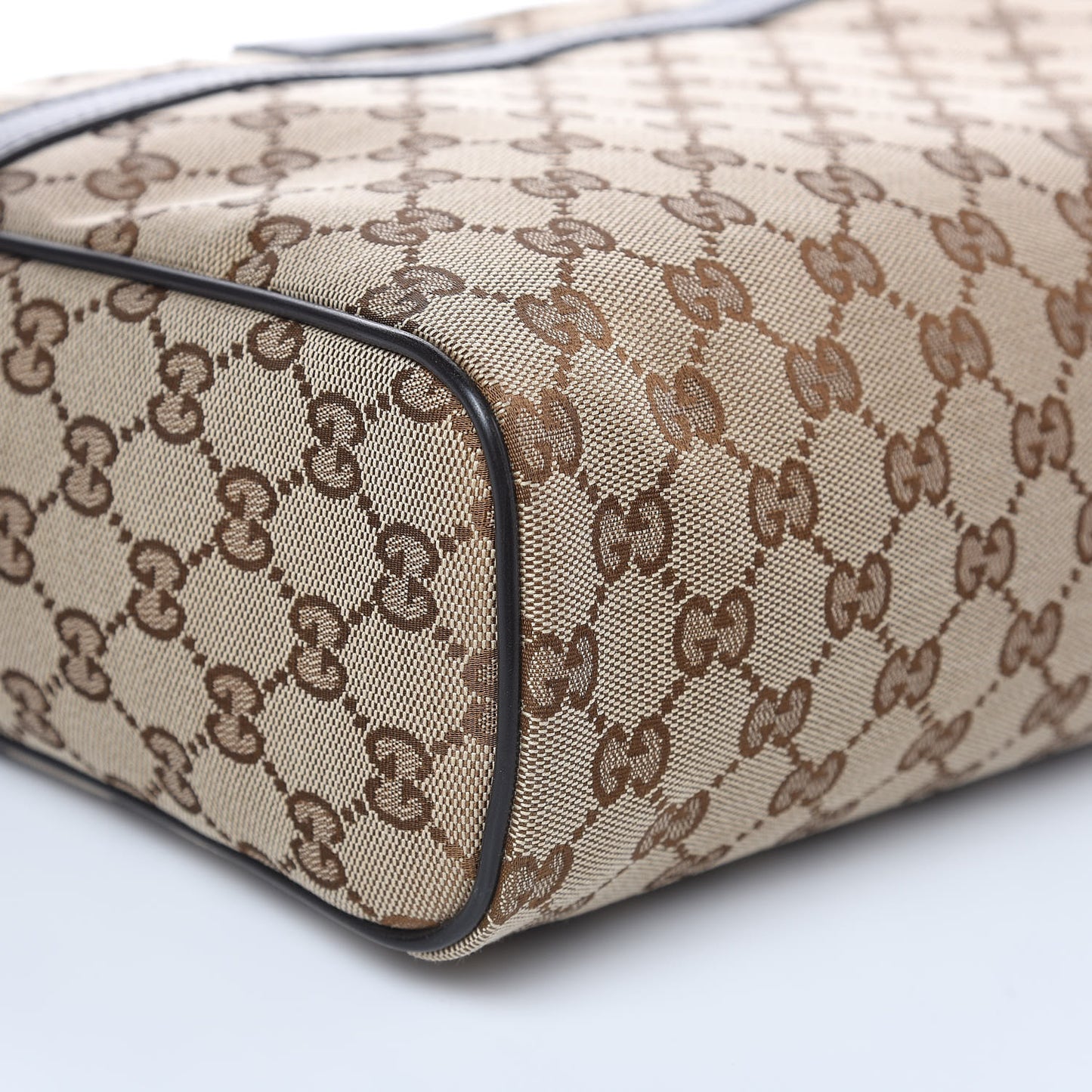 Monogram Dollar Calfskin Large Camera Case Beige Ebony Testa di Moro Marrone Scuro