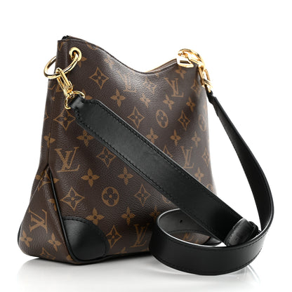 Louis Vuitton Monogram Odeon PM Black 3 of 9