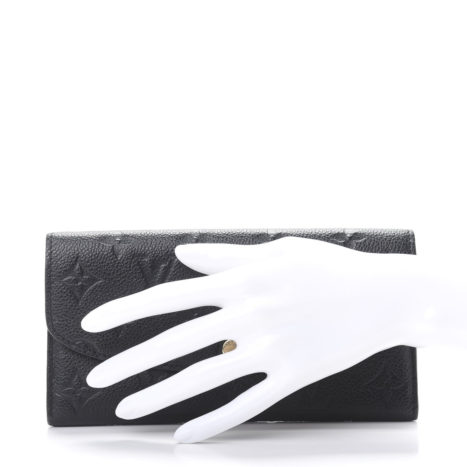 Louis Vuitton Empreinte Emilie Wallet Black Dune 2 of 7