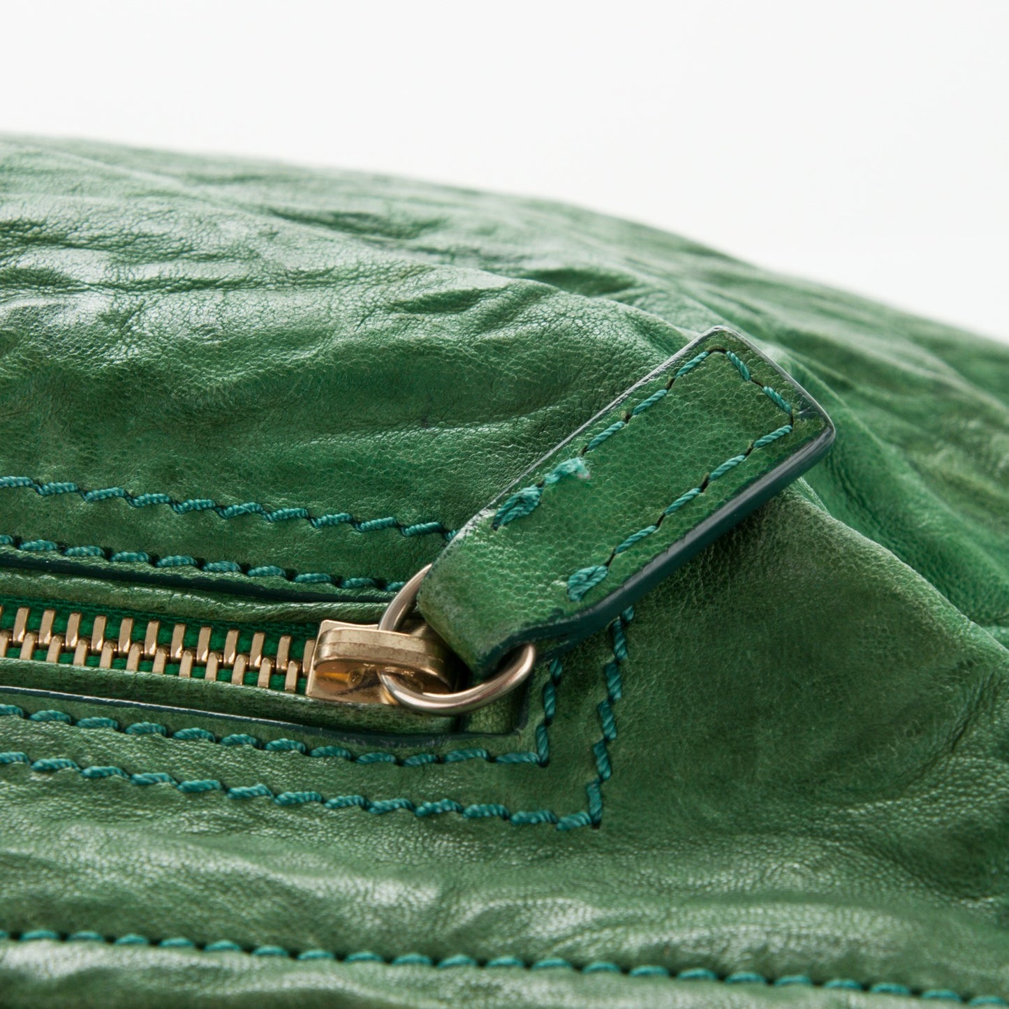 Tumbled Sheepskin Medium Pandora Emerald