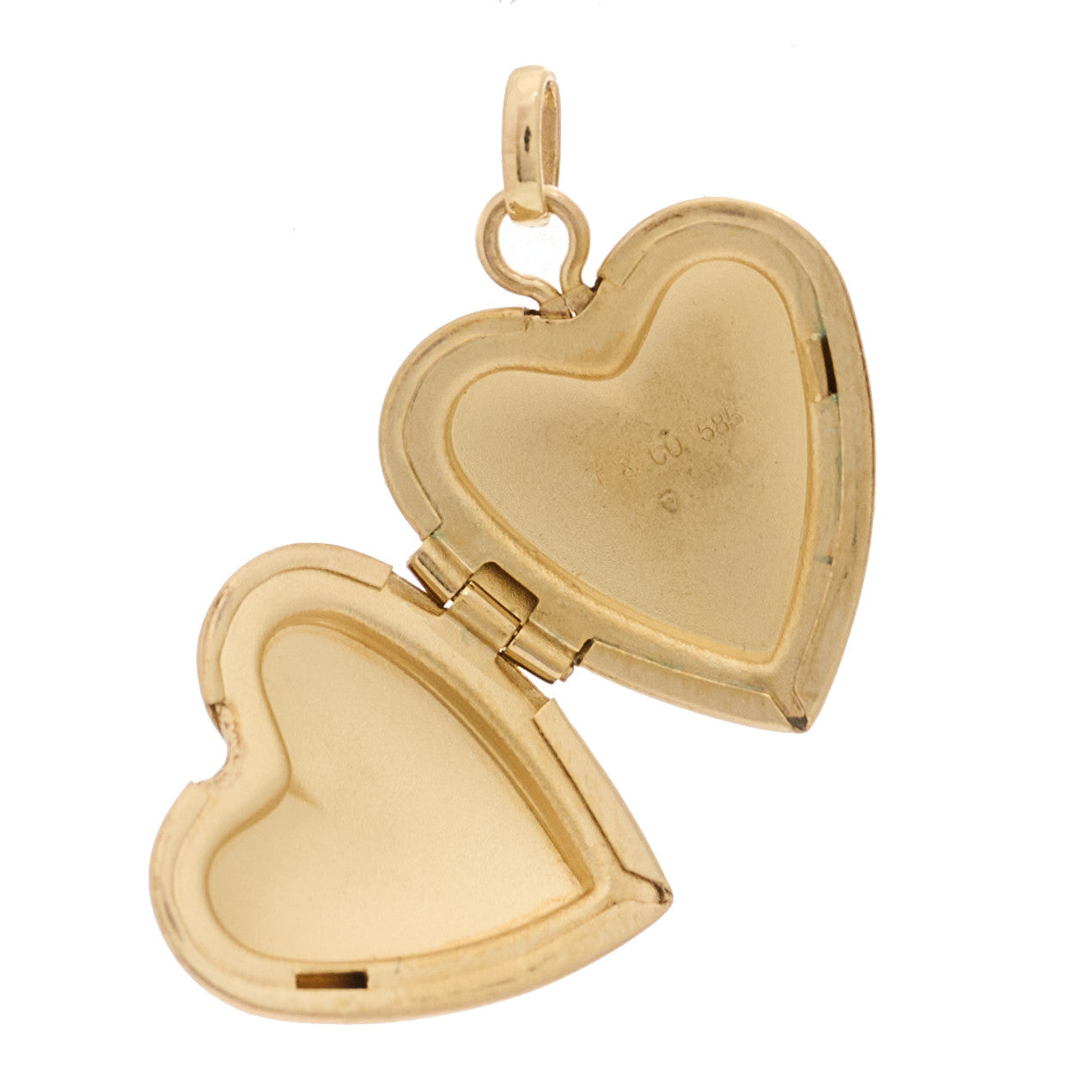 Tiffany 14K Yellow Gold Heart Locket Pendant 5 of 5