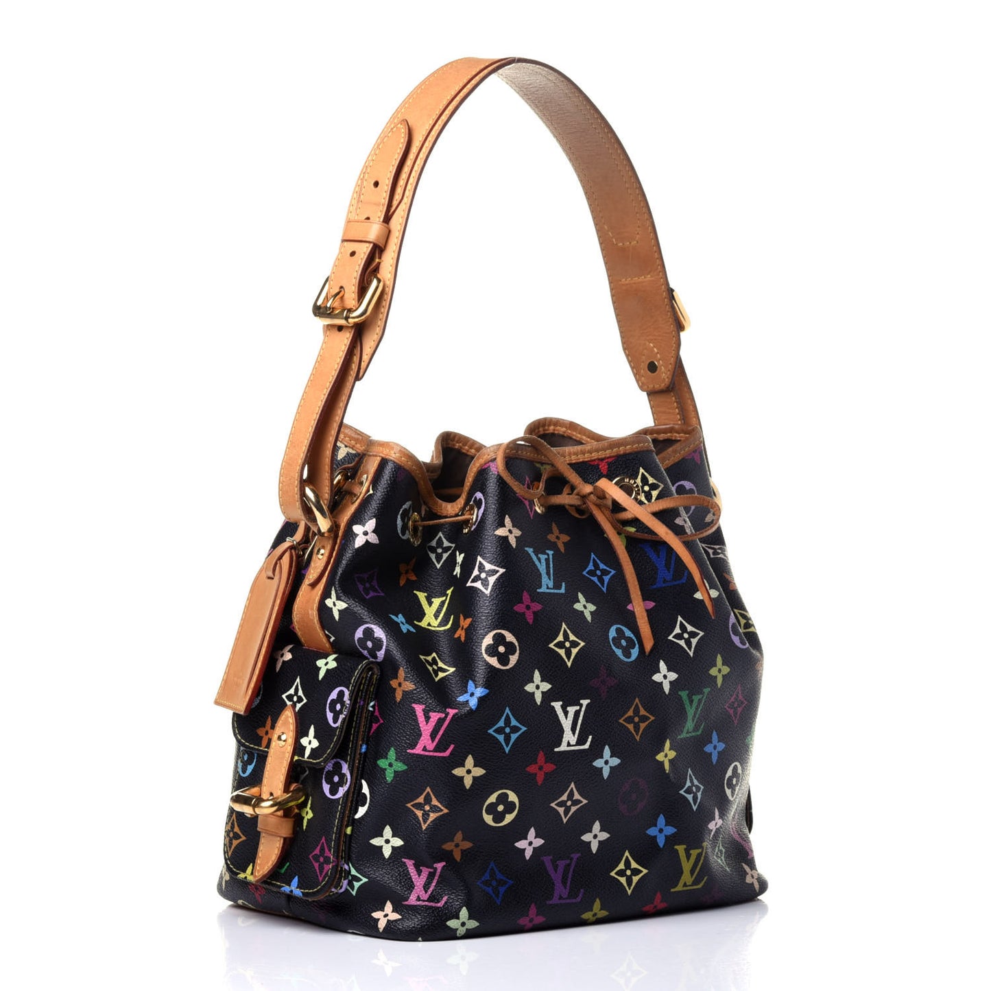 Monogram Multicolor Petit Noe Black