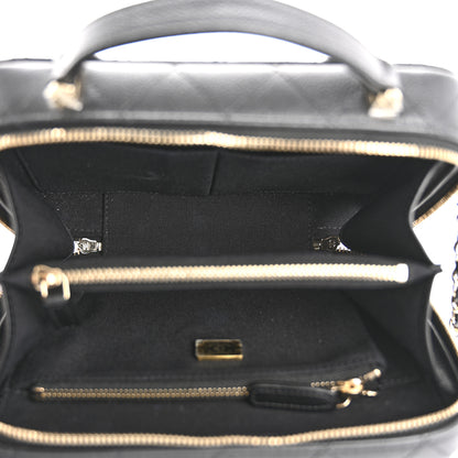 Chanel Caviar Quilted Vanity Case Black 6 of 12