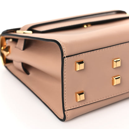Valentino Garavani Calfskin Medium My Rockstud Frame Bag Beige 8 of 9
