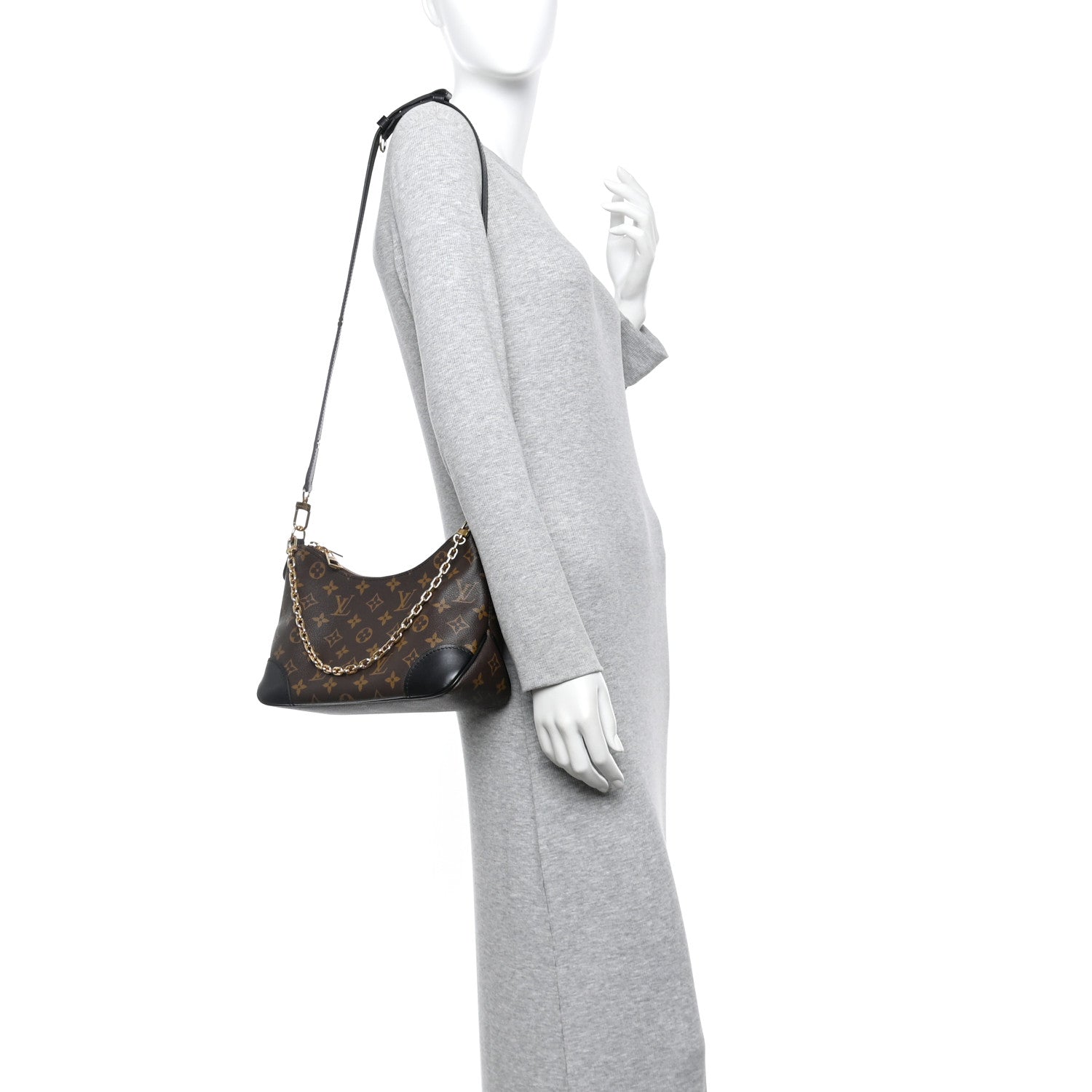 Louis Vuitton Monogram Boulogne NM Black 2 of 12