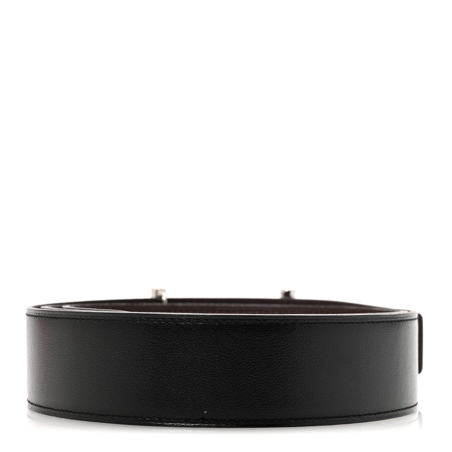 Hermes Box 135 Togo 38mm H d'Ancre Belt 105 Black Chocolate 2 of 5