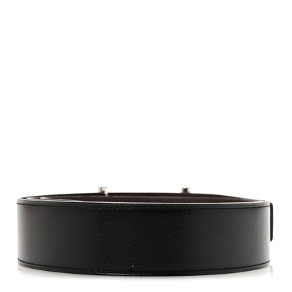Hermes Box 135 Togo 38mm H d'Ancre Belt 105 Black Chocolate 2 of 5