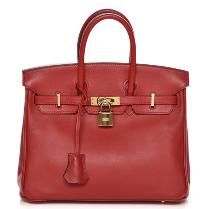 Hermes Swift Birkin 25 Vermillion 1 of 29