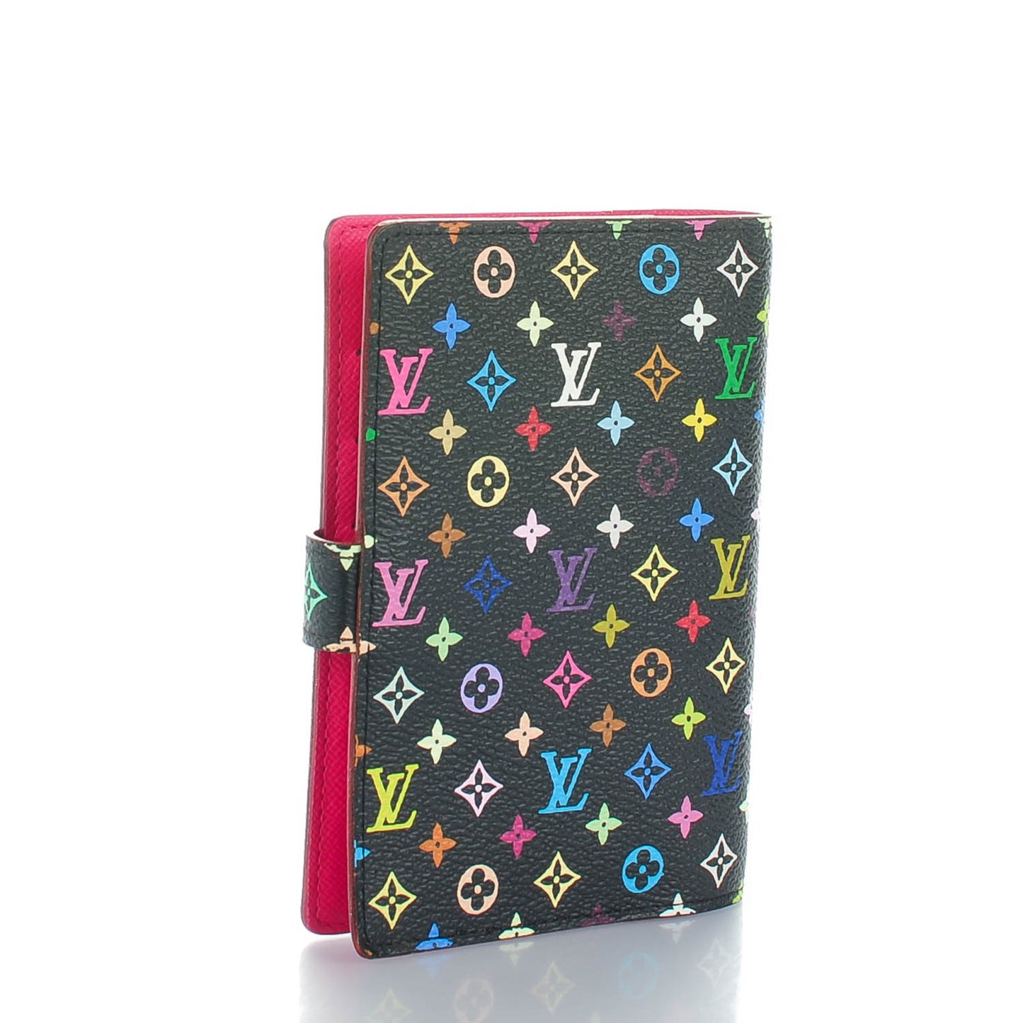 Monogram Multicolor Small Ring Agenda Cover Black Grenade