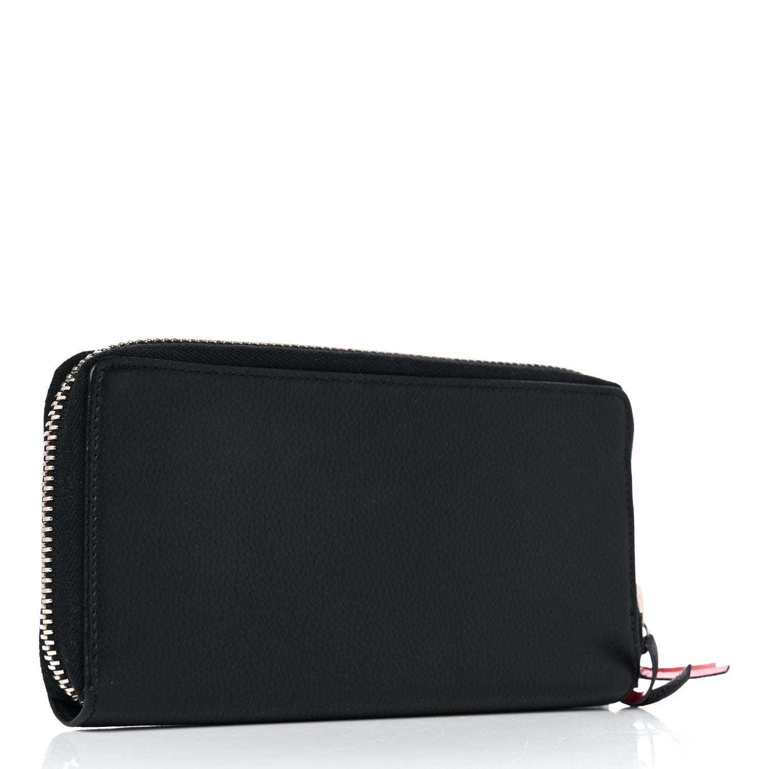 Balenciaga Calfskin Continental Zip Around Wallet Black 3 of 7