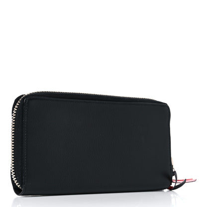 Balenciaga Calfskin Continental Zip Around Wallet Black 3 of 7