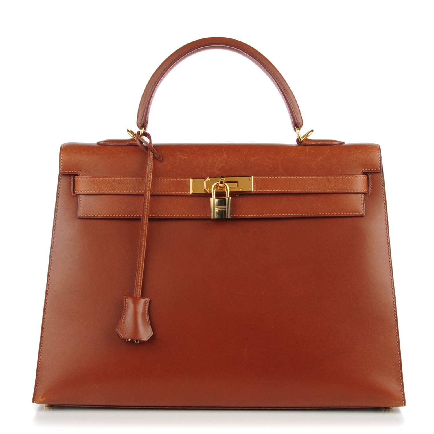 Hermes Box Kelly Sellier 35 Noisette 1 of 23