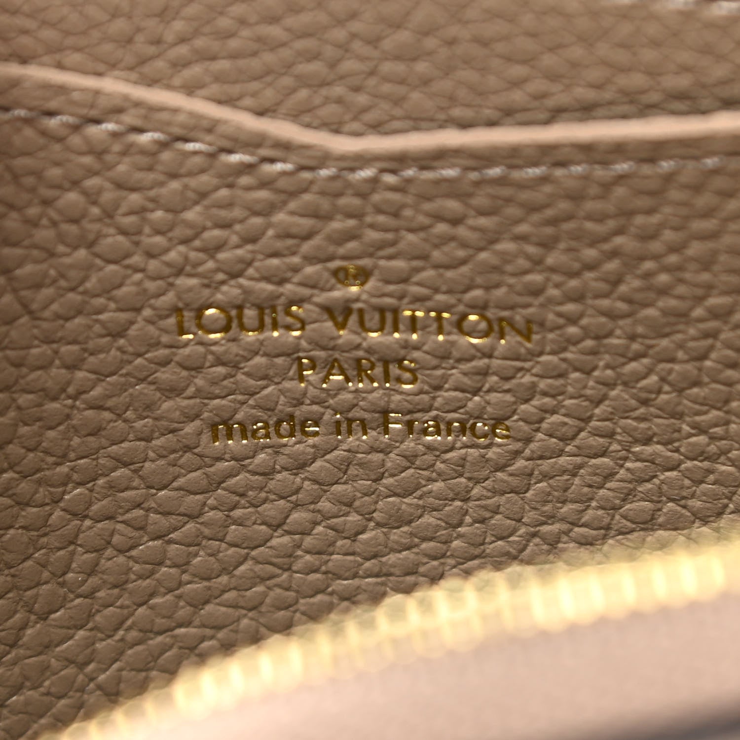 Louis Vuitton Empreinte Monogram Giant Zippy Coin Purse Tourterelle Creme 6 of 7