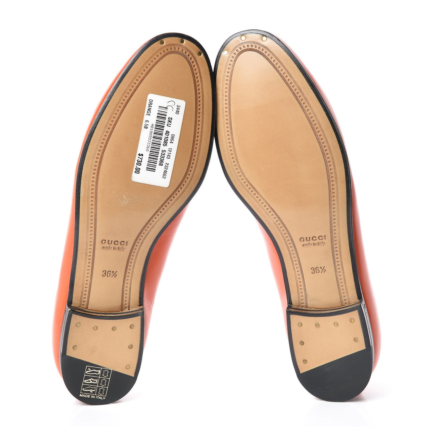 Malaga Kid Womens Jordaan Loafers 36.5 Deep Orange