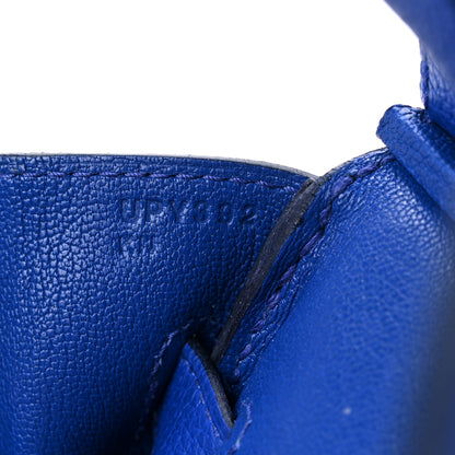 Hermes Togo Birkin 30 Bleu Royal 7 of 12