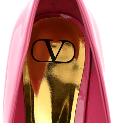 Valentino Garavani Patent One Stud Ballerina 20mm Flats 40 Feminine Pink 7 of 12