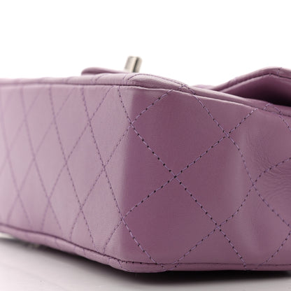 Chanel Lambskin Quilted Mini Rectangular Flap Purple 10 of 13