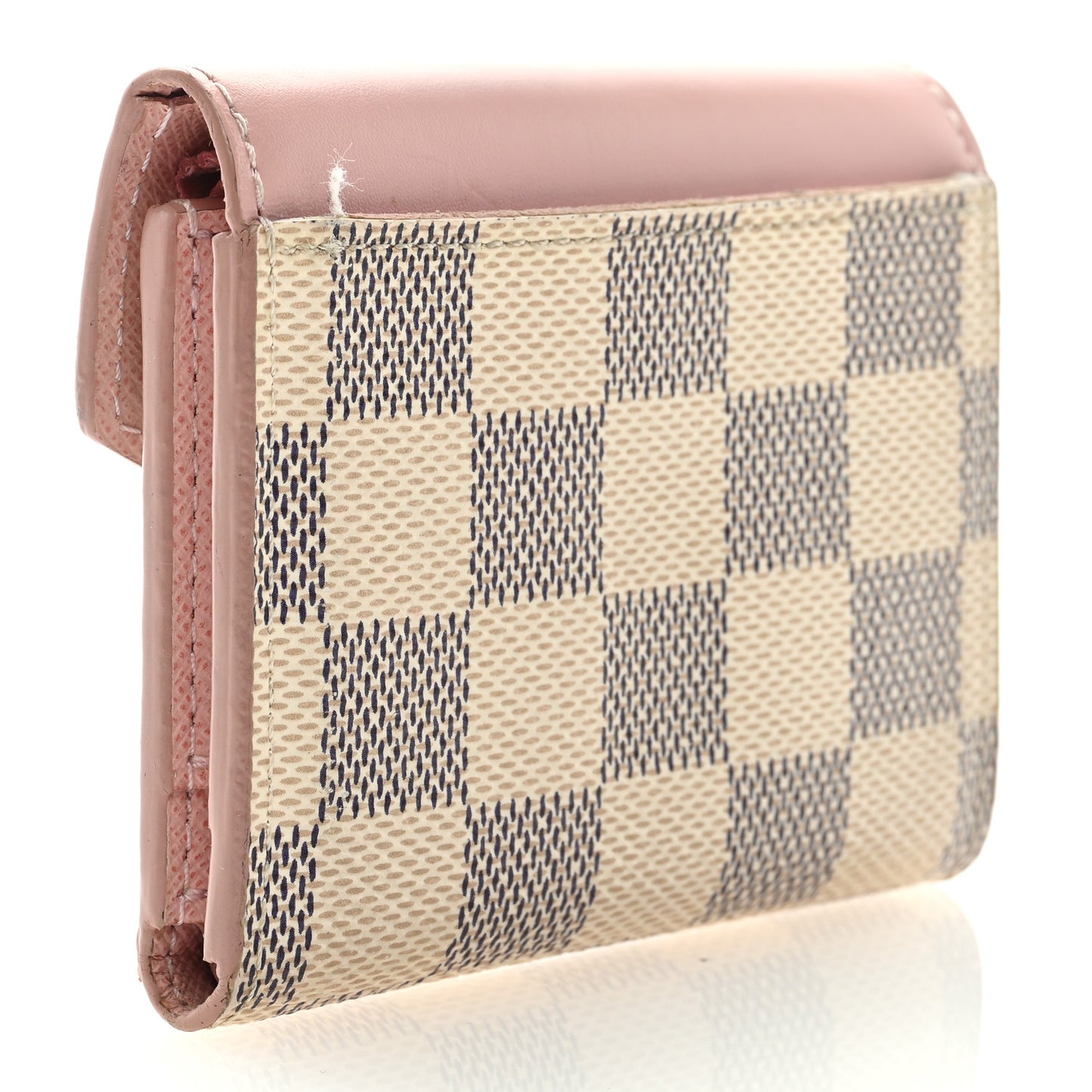 Damier Azur Zoe Wallet Rose Ballerine