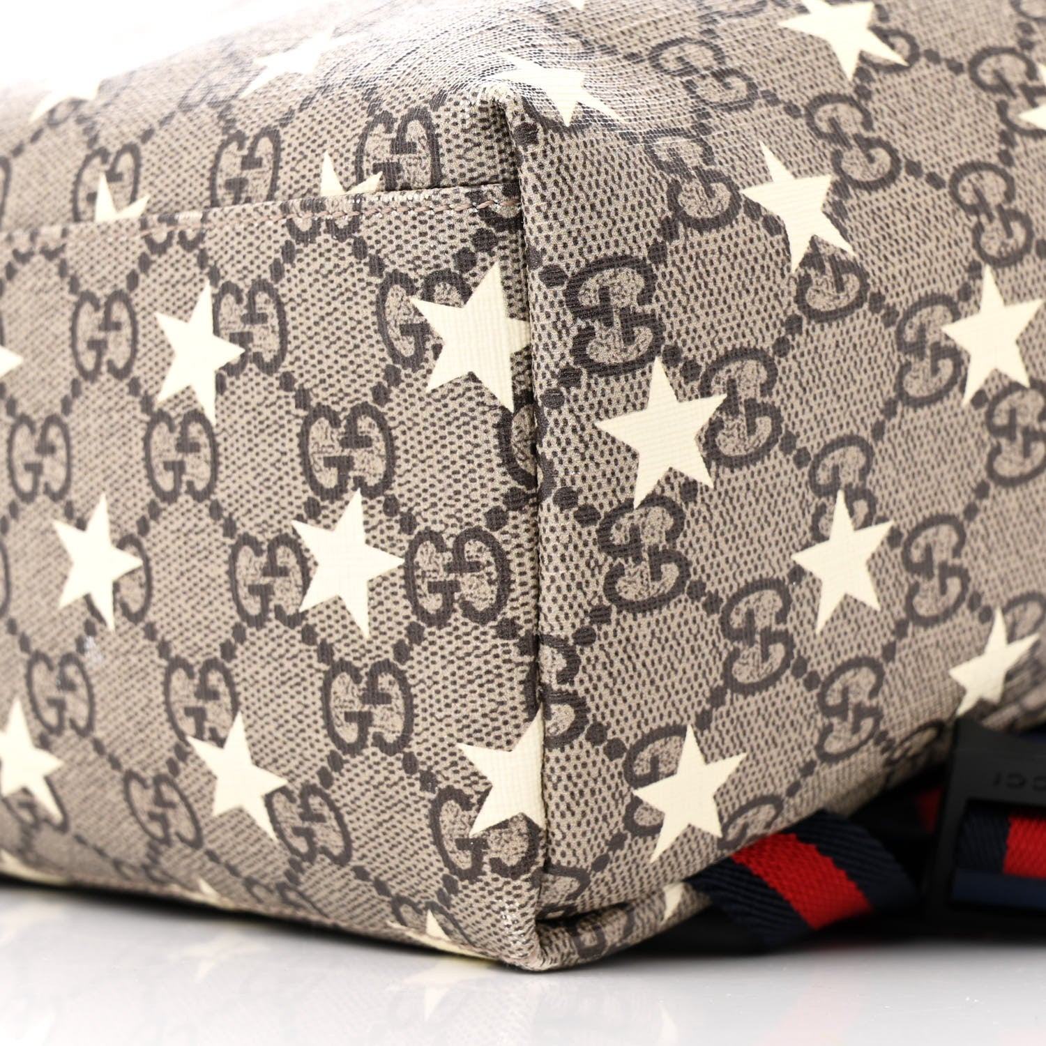 Gucci GG Supreme Monogram Stars Childrens Backpack Beige Ebony Yellow Royal 10 of 10