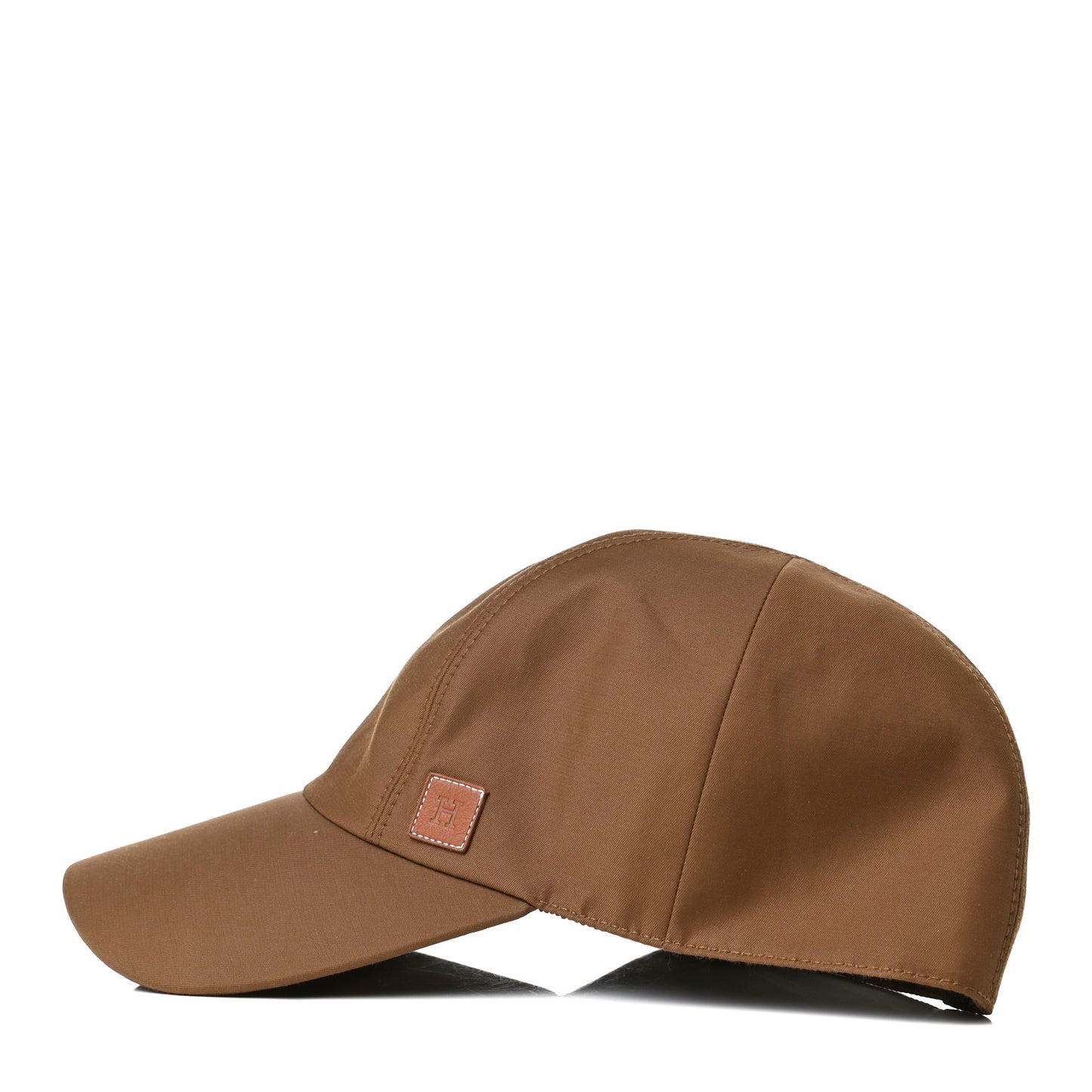 Technical Gabardine Calfskin H Droit Miles Cap 60 Nicotine