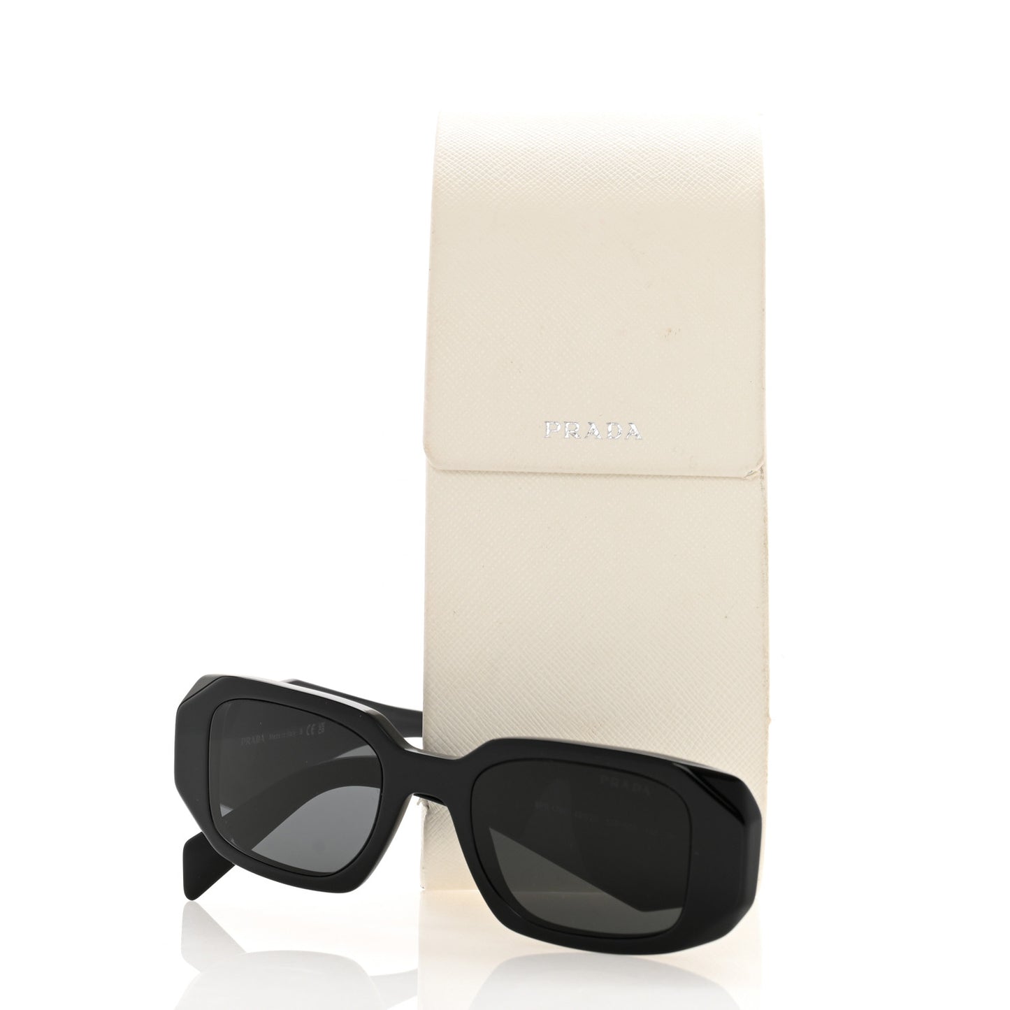 Acetate Symbole Sunglasses SPR 17W Black
