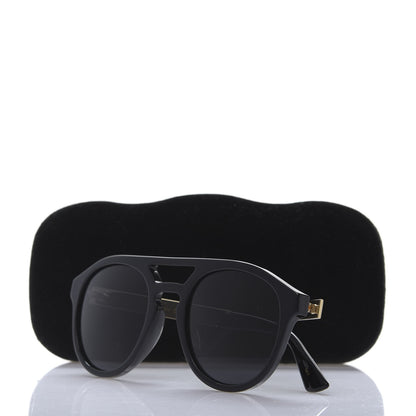 Gucci Acetate Mens Sunglasses GG0689S Black Gold 9 of 9