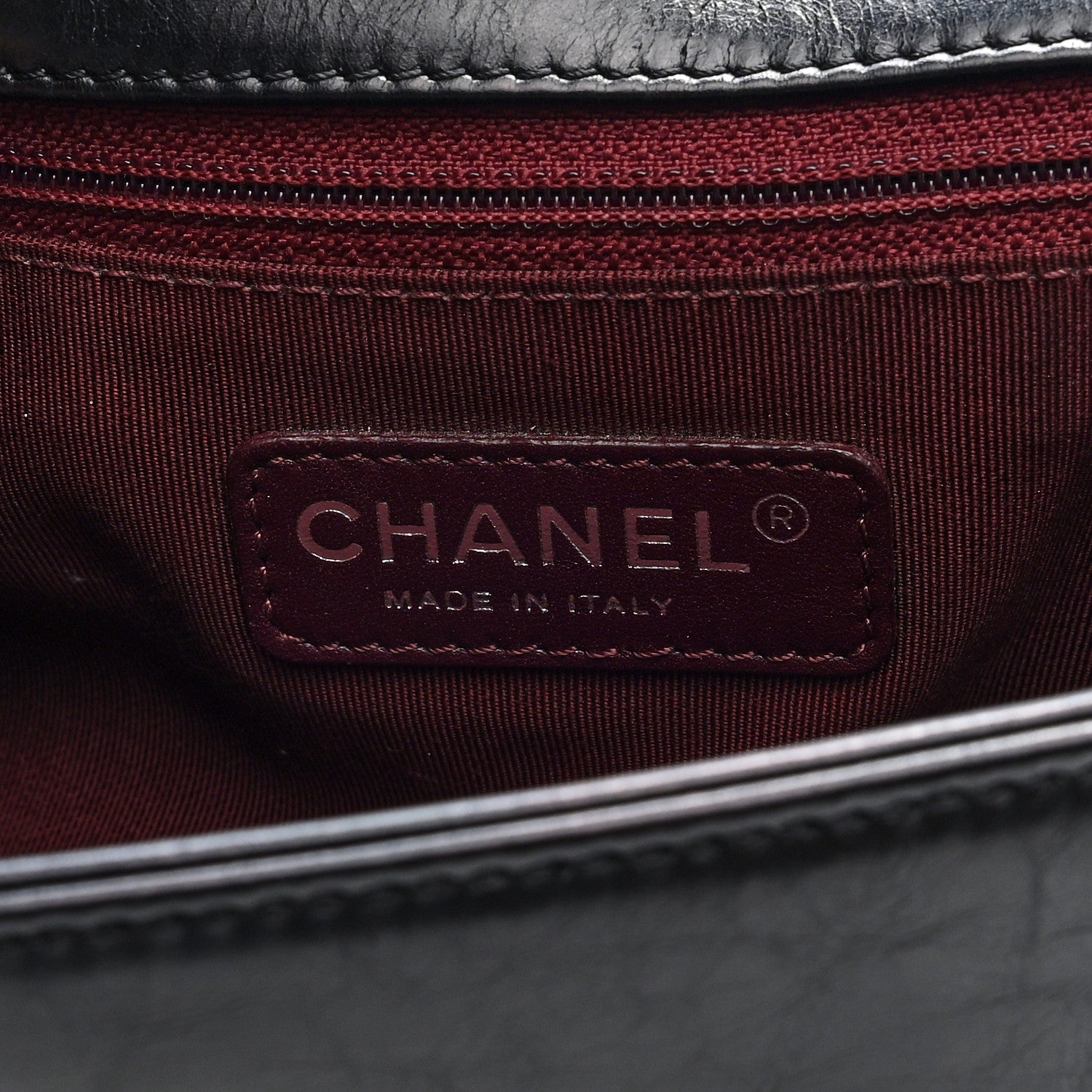 Chanel Glazed Calfskin Quilted Large Coco Boy Flap Black 6 of 10